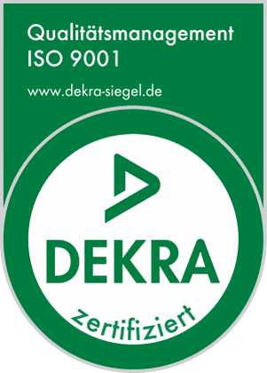 DEKRA-Siegel Qualitätsmanagement ISO 9001